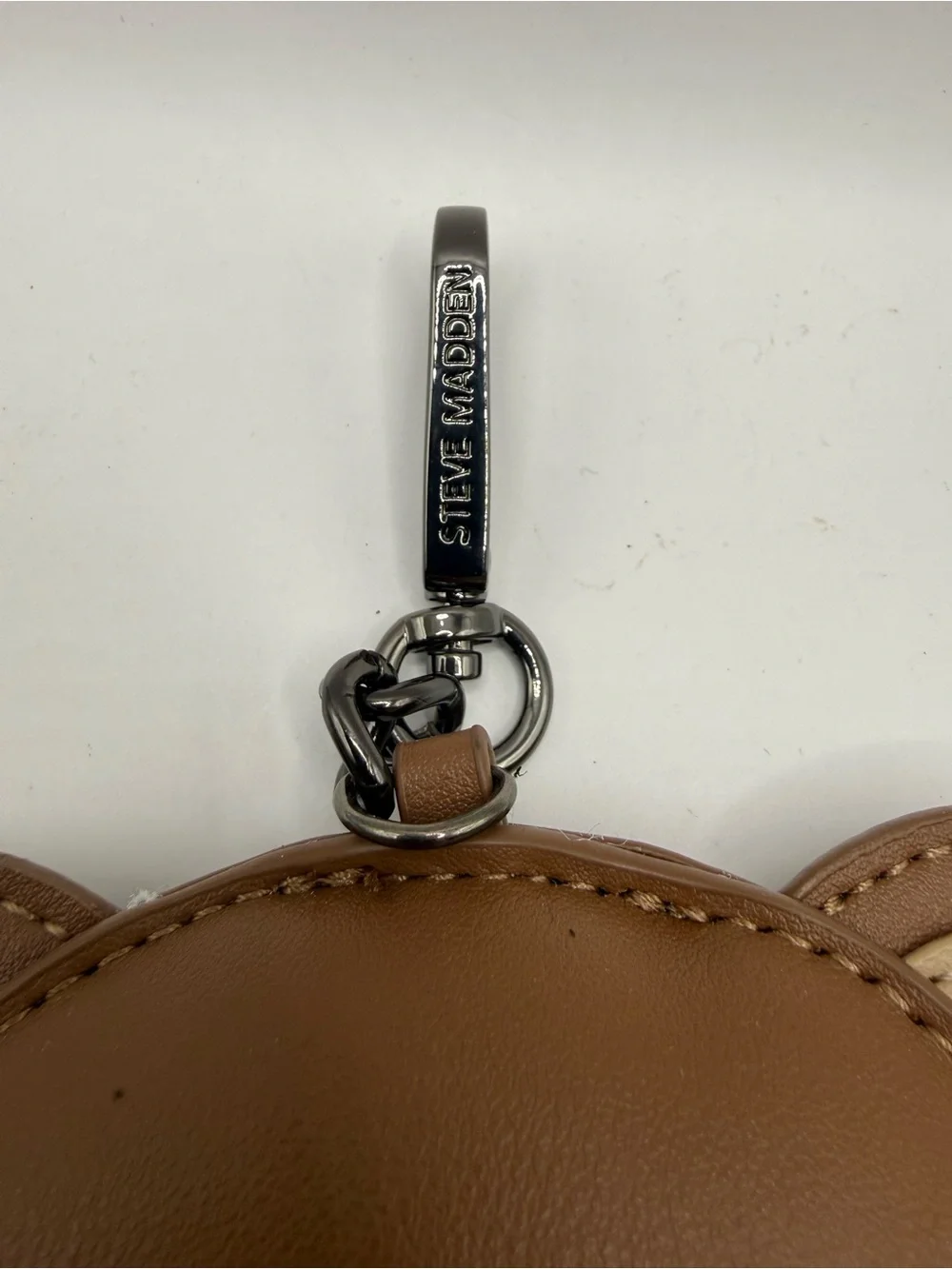 Steve Madden Tan Bear Keychain with Black Sunglasses for Handbags - Keys & more